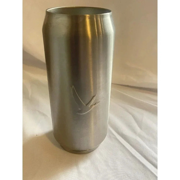 Grey Goose Vodka Stainless Steel Tumbler Drink Can Missing Lid - Picture 2 of 5